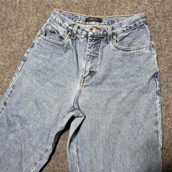 Vintage Bill Blass Women's Light Wash Straight Jeans Blue Denim Size 8P - Picture 8 of 8